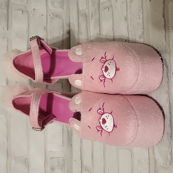 Dolls Kill Care Bears Pink High Heel Shoes size 9 - Picture 2 of 5